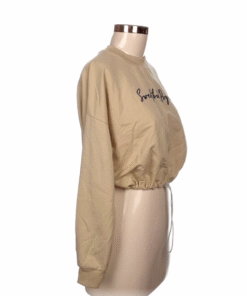 Alternative view of Baskılı Bej Renk Sweatshirt
